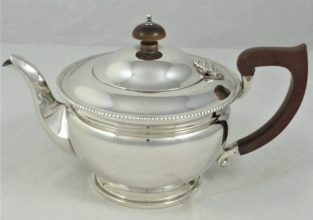 1930's Silver Teapot by Adie Brothers