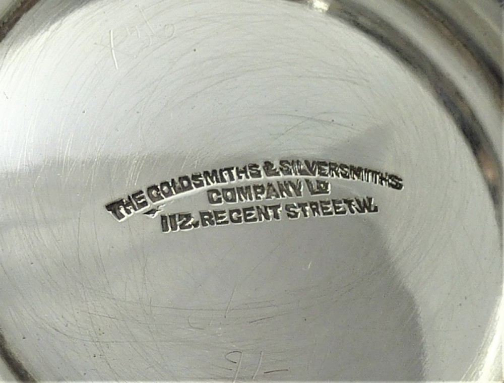 Goldsmiths & Silversmiths Silver Milk Jug and Sugar Bowl View XIII