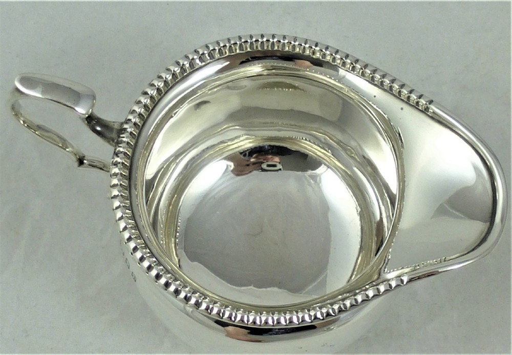 Goldsmiths & Silversmiths Silver Milk Jug and Sugar Bowl View XIV