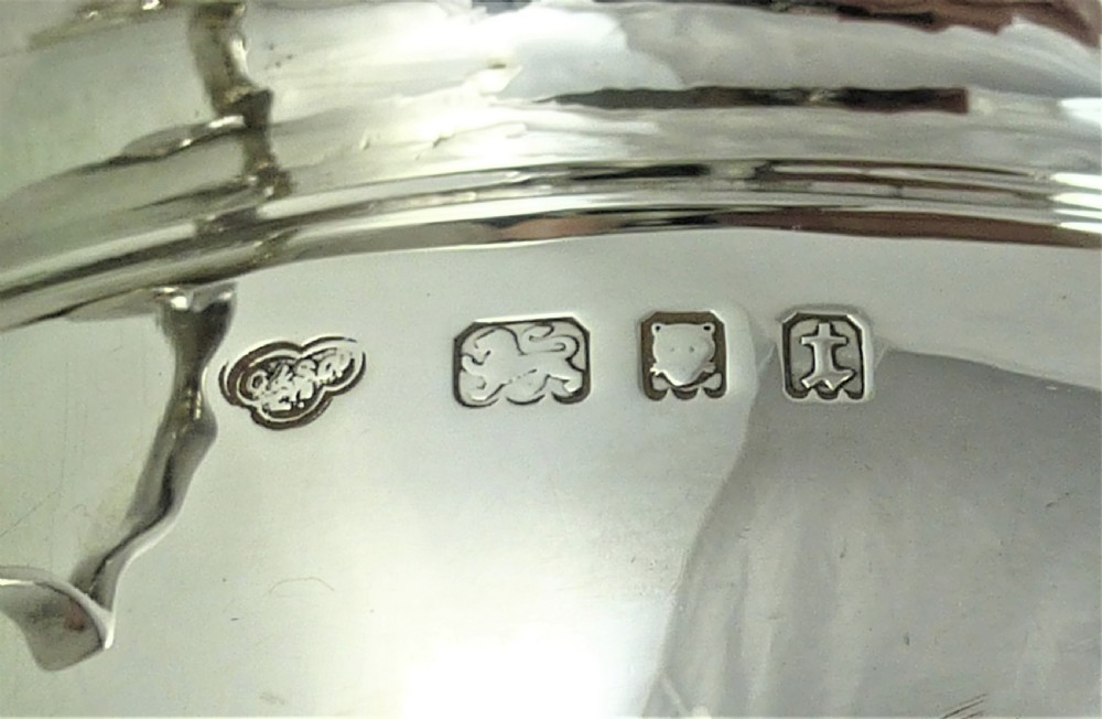 Goldsmiths & Silversmiths Silver Milk Jug and Sugar Bowl View XV