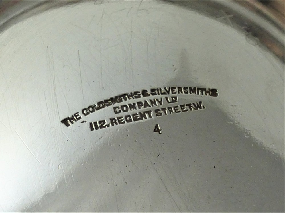 Goldsmiths & Silversmiths Silver Milk Jug and Sugar Bowl View XVII
