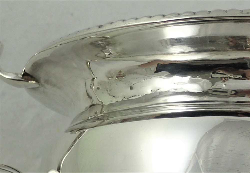 Goldsmiths & Silversmiths Silver Milk Jug and Sugar Bowl View XX