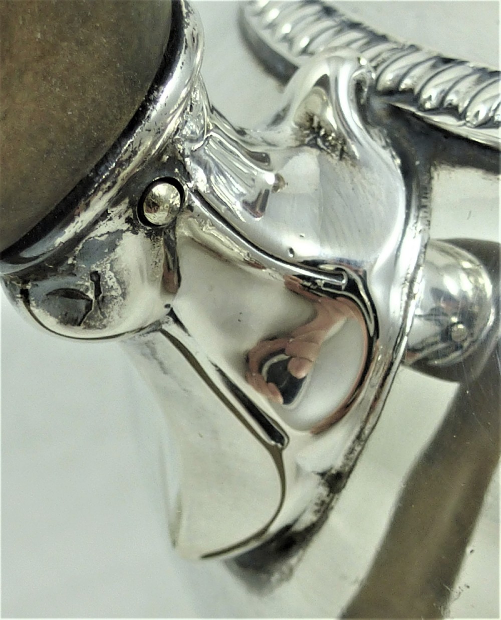 Asprey & Co Silver Three Piece Tea Set View XI