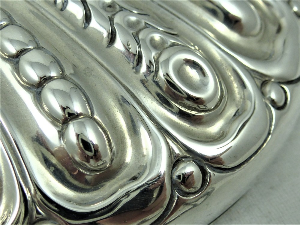 Victorian William Comyns Silver Hand Mirror View IV