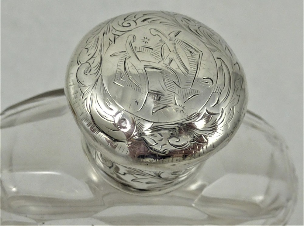 Victorian Thomas Jones Watson Silver Hip Flask View XVI