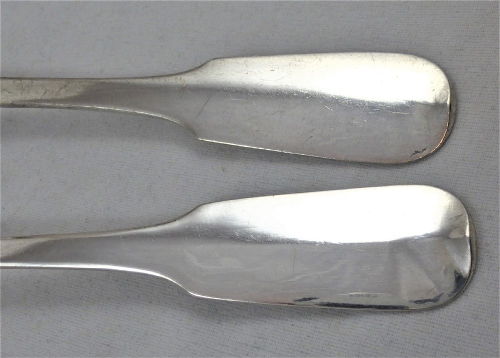 Pair of Mid 19th Century German Silver Spoons View III