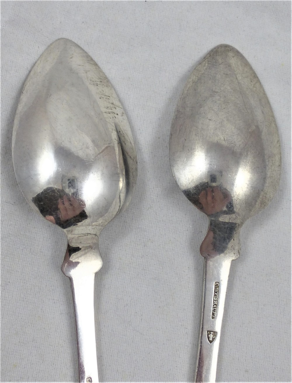 Pair of Mid 19th Century German Silver Spoons View VI