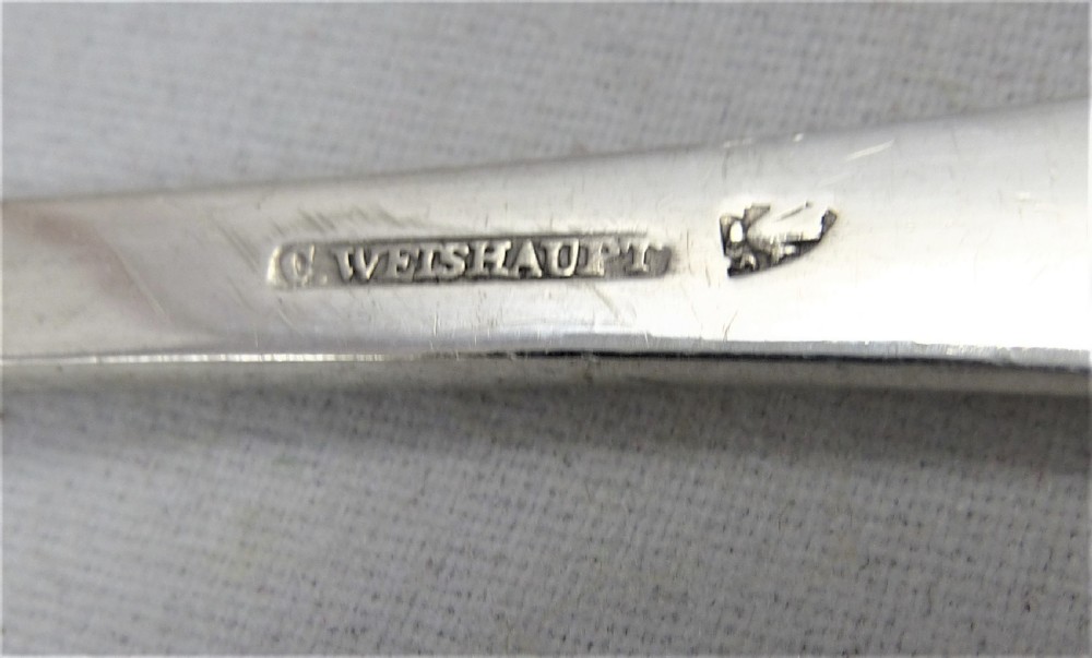 Pair of Mid 19th Century German Silver Spoons View VII