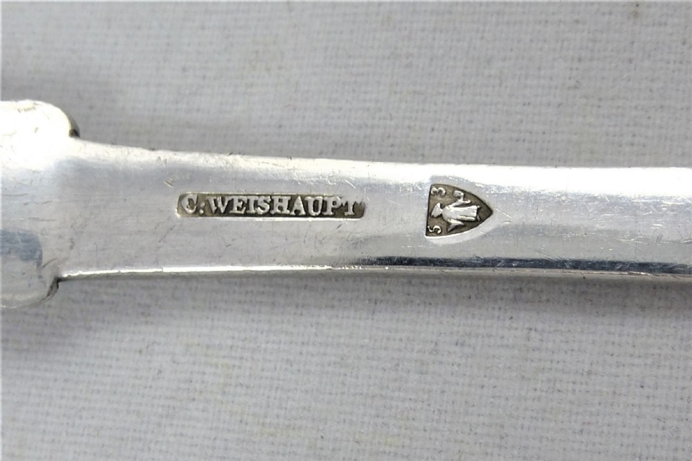 Pair of Mid 19th Century German Silver Spoons View VIII