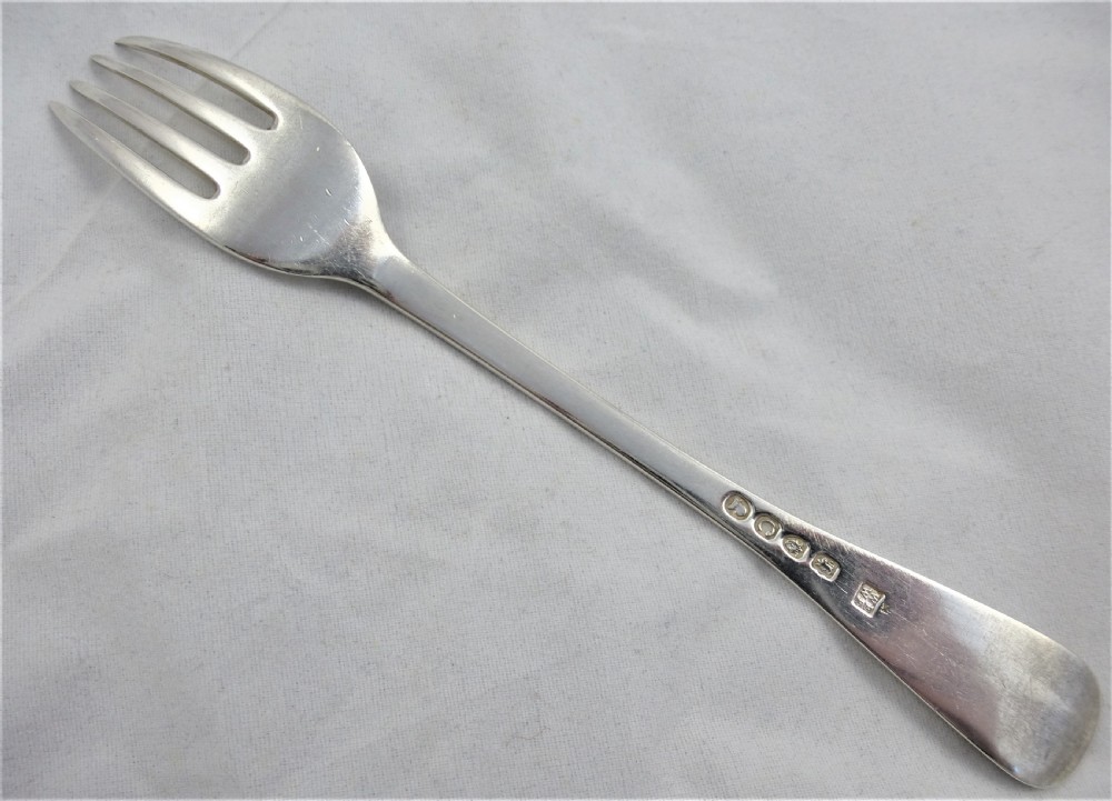 George III Silver Fork by William Eley & William Fern View II