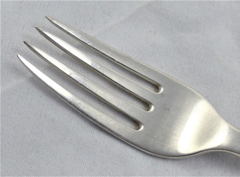 George III Silver Fork by William Eley & William Fern View III