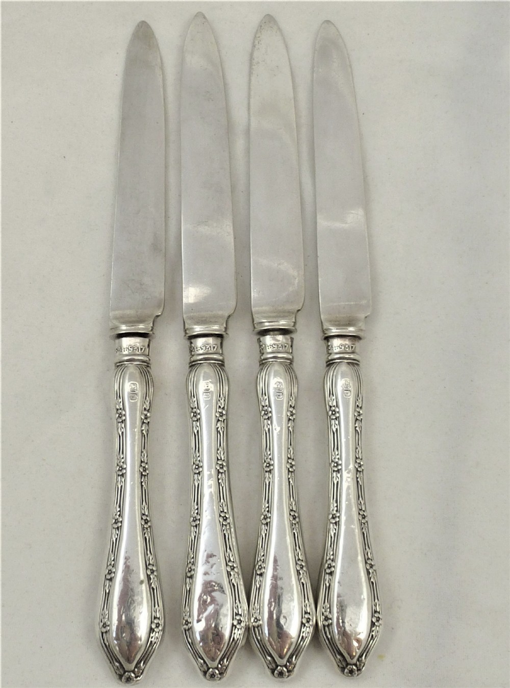 Set of Four Silver Handled Butter Knives View IV