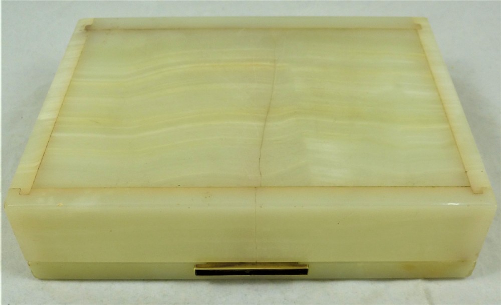 Henry Griffith Art Deco Onyx & Lapis Lazuli Box View VI