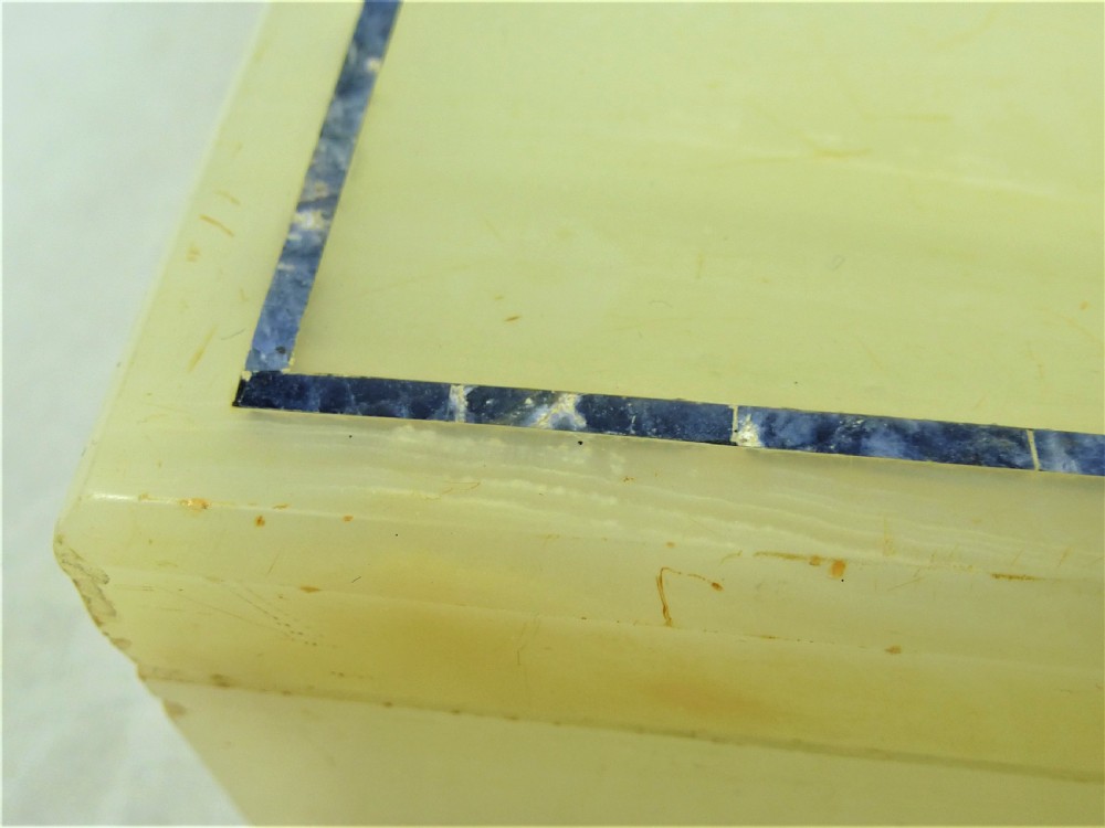 Henry Griffith Art Deco Onyx & Lapis Lazuli Box View VIII