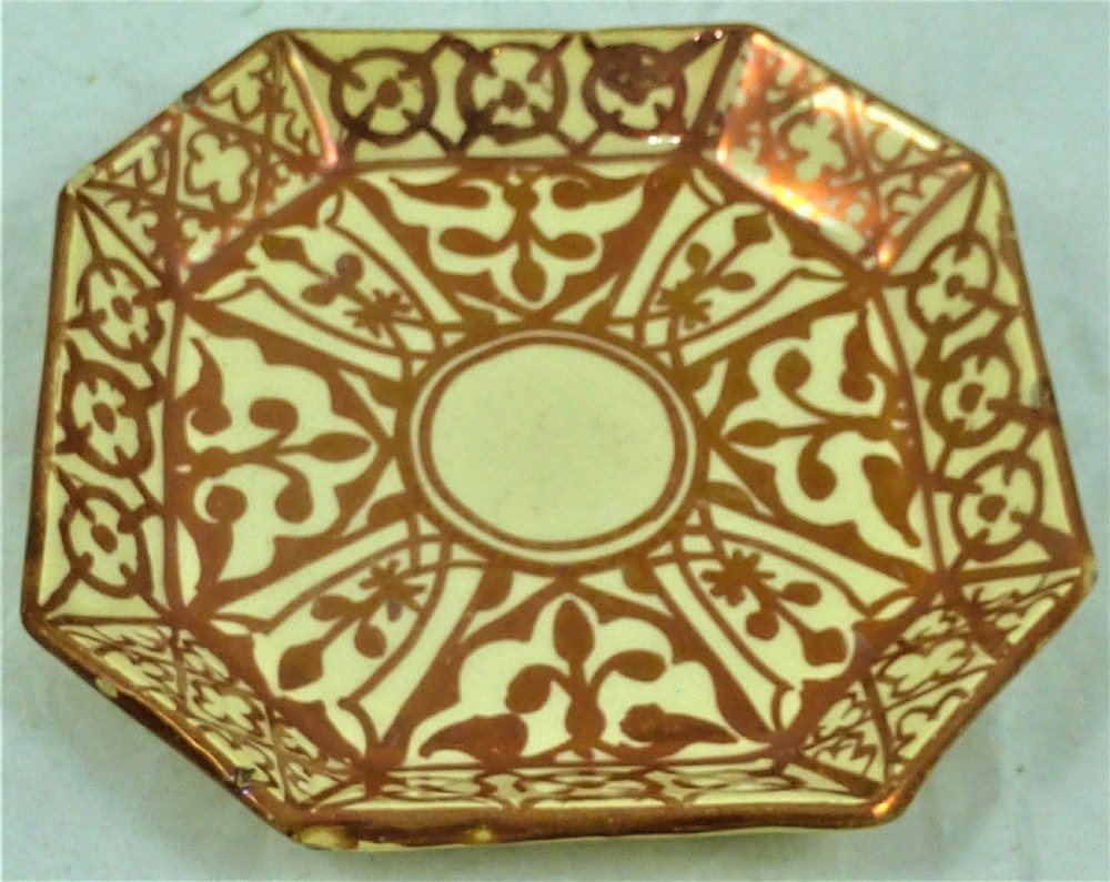 Late 19th Century Hispano Moresque Copper Lustre Saucer View II