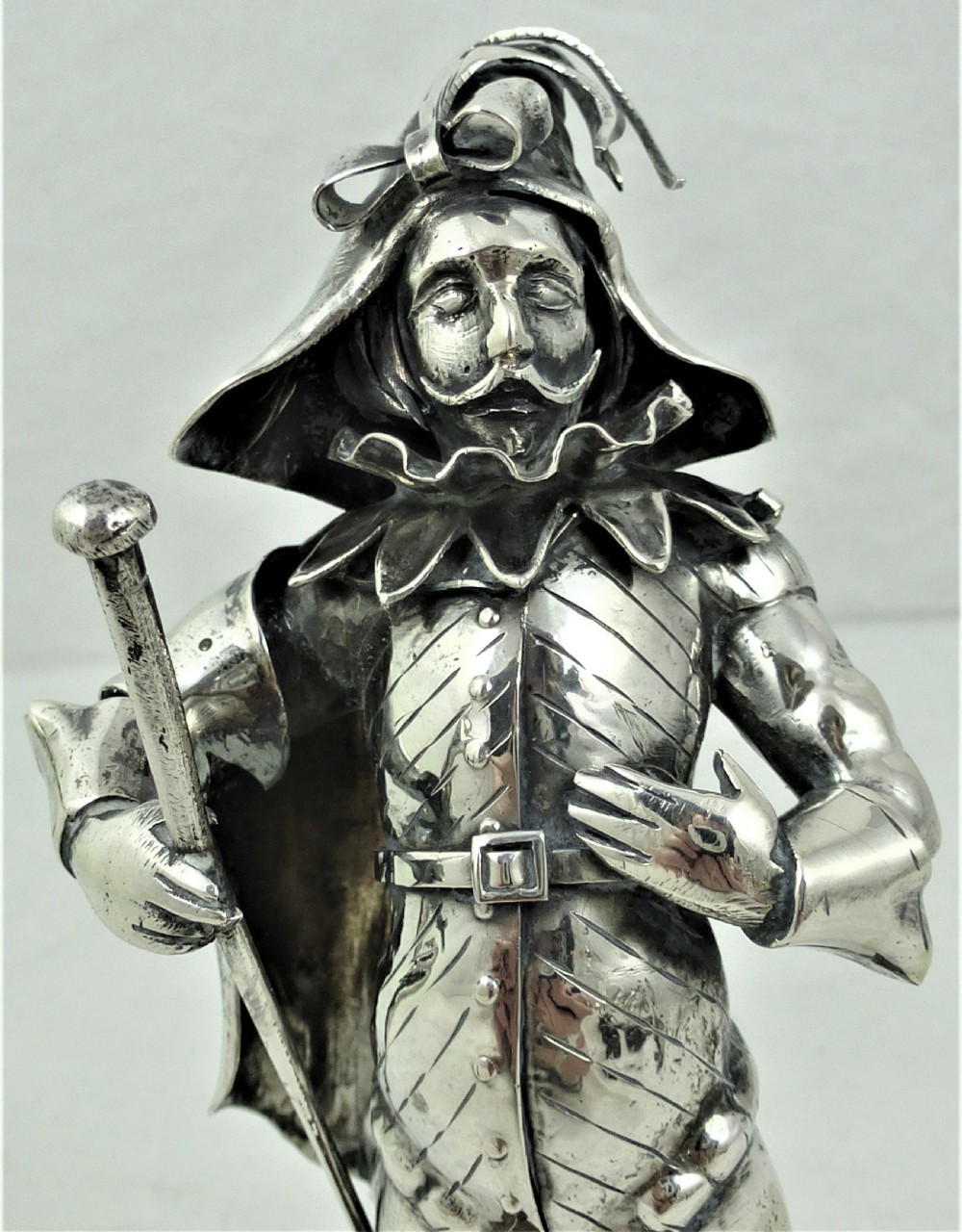 Set of Eight Italian Silver Figures From The Commedia dell'Arte View XI