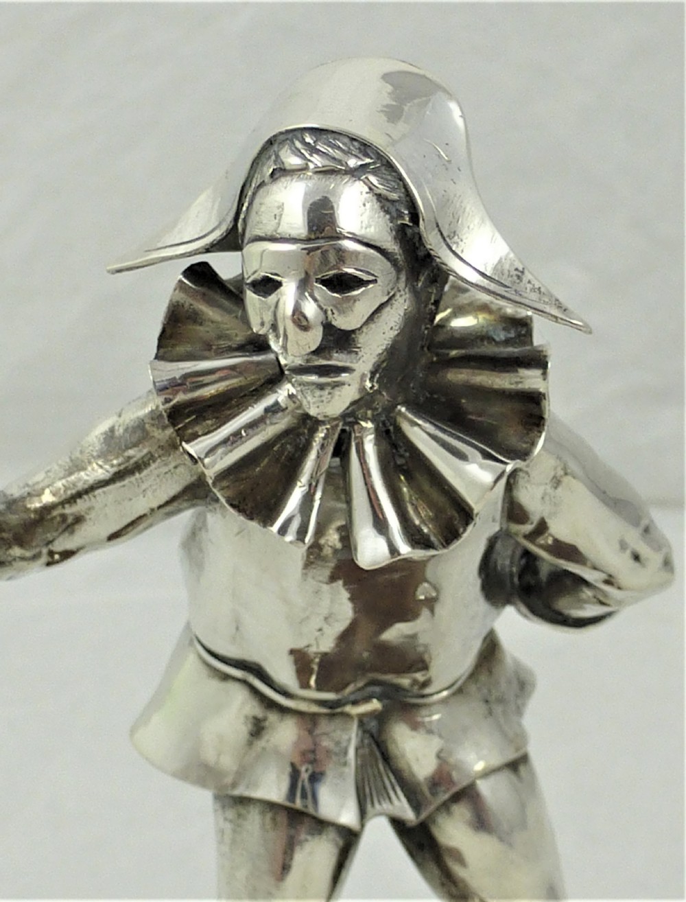 Set of Eight Italian Silver Figures From The Commedia dell'Arte View XVI