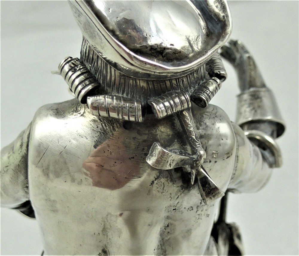 Set of Eight Italian Silver Figures From The Commedia dell'Arte View XVIII