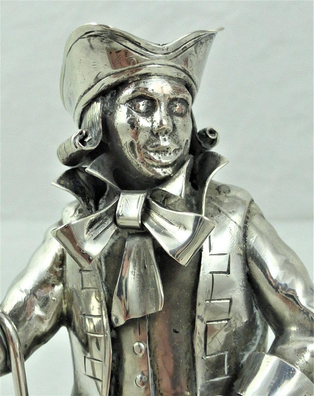 Set of Eight Italian Silver Figures From The Commedia dell'Arte View XIX