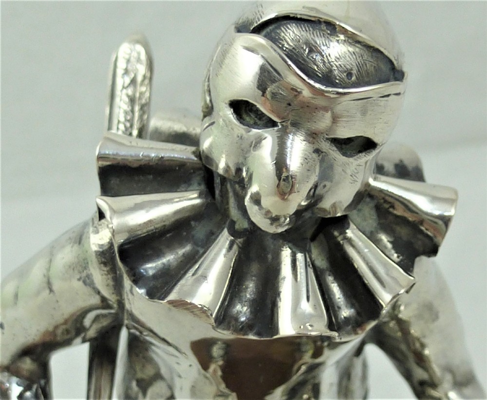 Set of Eight Italian Silver Figures From The Commedia dell'Arte View XXII