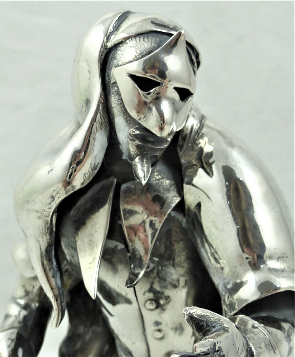 Set of Eight Italian Silver Figures From The Commedia dell'Arte View XXVI