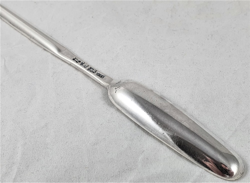 George II Silver Marrow Scoop 1752 Elizabeth Oldfield View XII