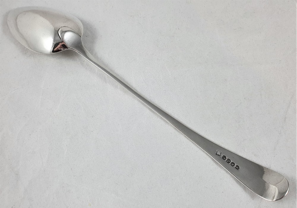 George III Silver Bateman Basting Spoon View V