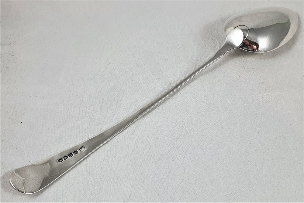 George III Silver Bateman Basting Spoon View IX