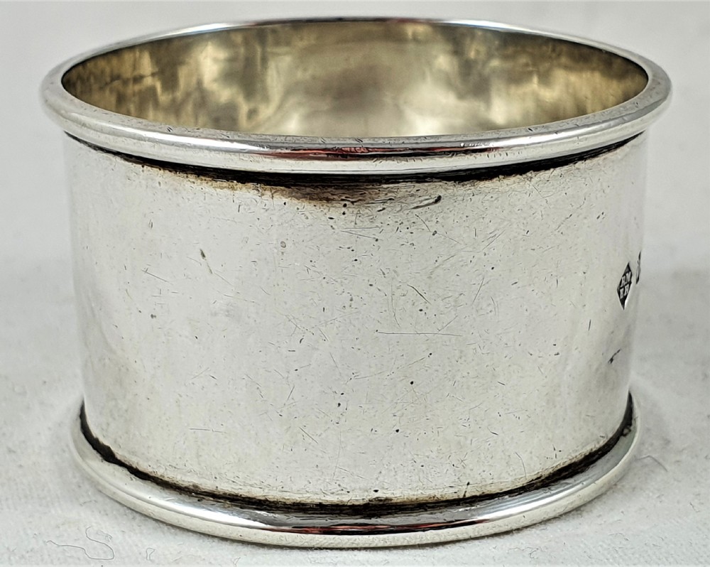 Edwardian Silver Napkin Ring, Sheffield 1902 View II