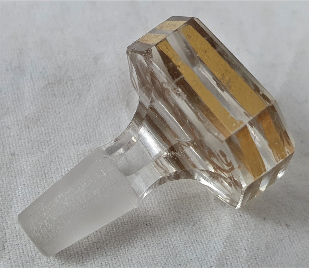 19th Century Bohemian Glass Perfume Bottle View VI