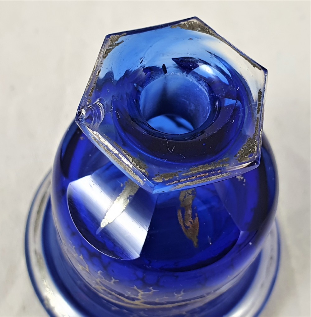 19th Century Bohemian Glass Perfume Bottle View VIII