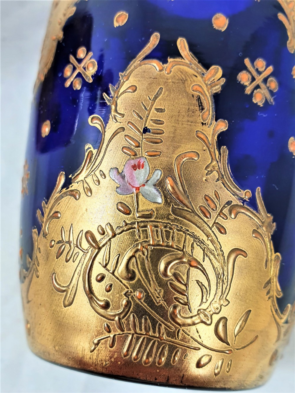 Pair of Bohemian Glass Perfume Bottles View IX