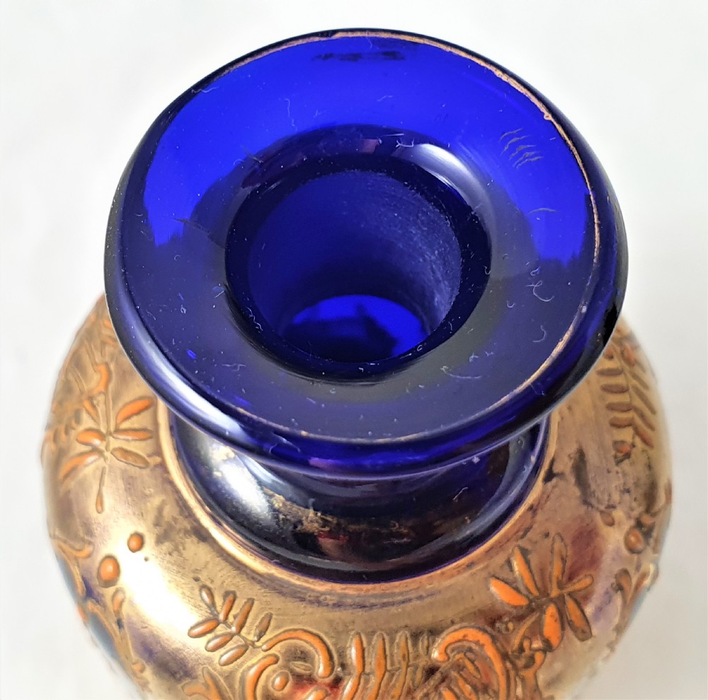 Pair of Bohemian Glass Perfume Bottles View XIII