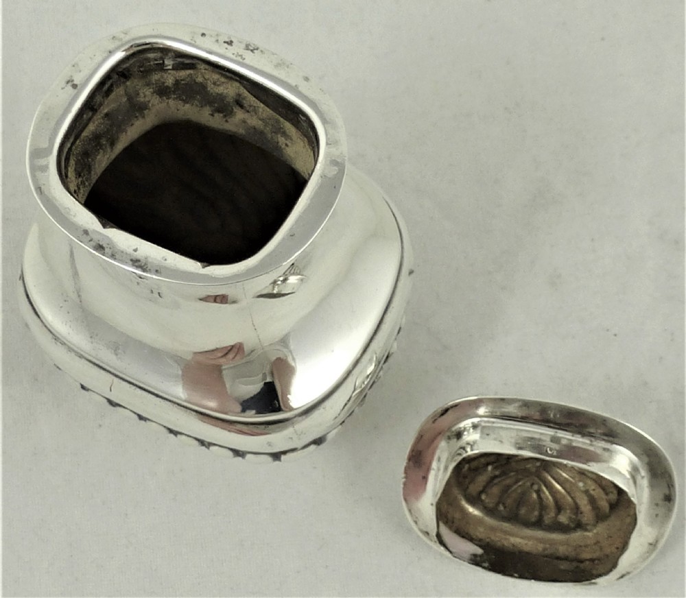 Matching George V Sterling Silver Pepperette & Mustard View VIII