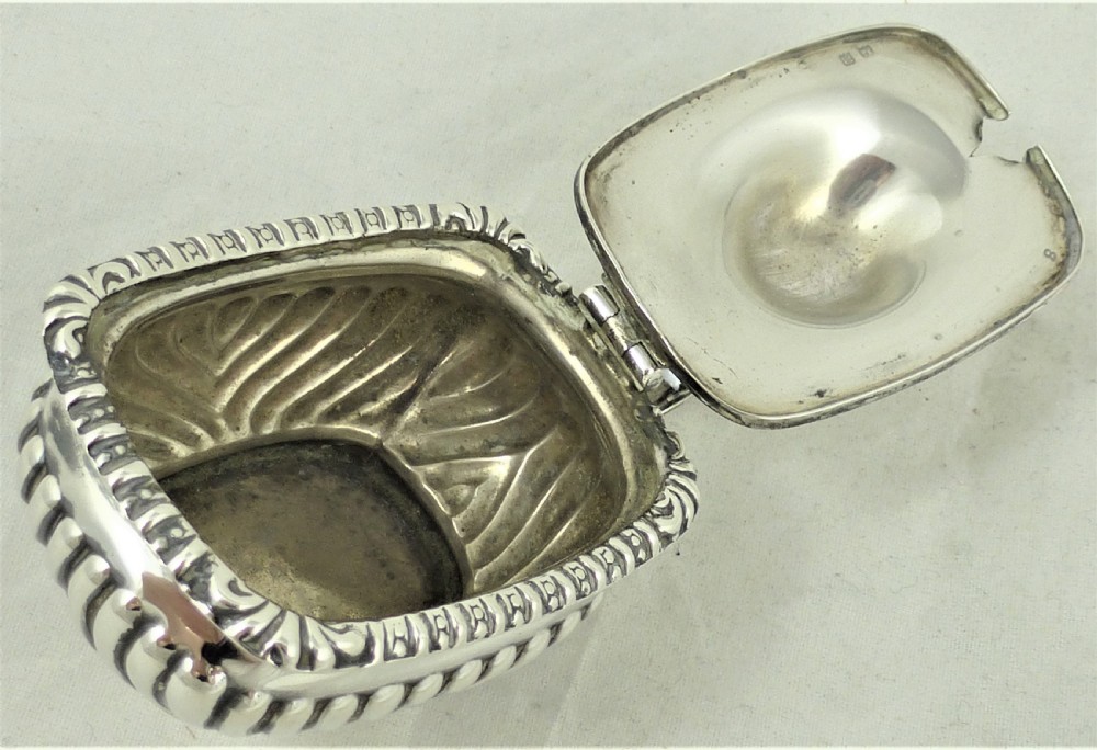 Matching George V Sterling Silver Pepperette & Mustard View XIII