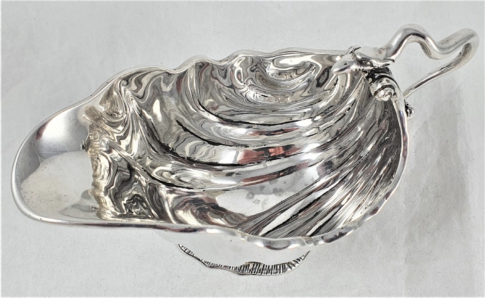 Victorian Sterling Silver Sauce Boat by Charles Stuart Harris View XV