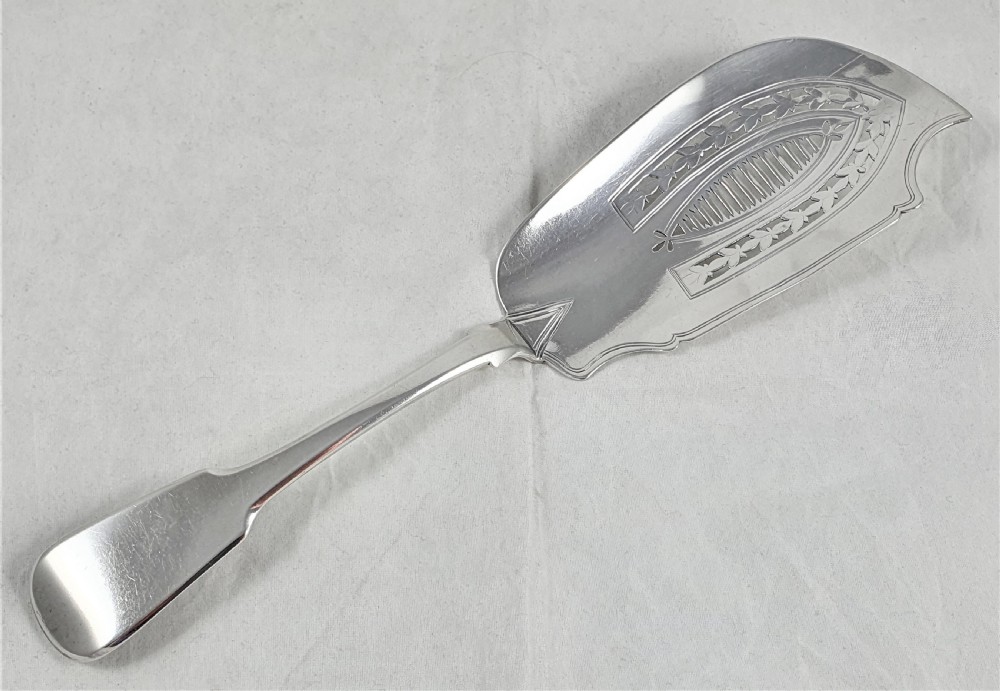 George IV Sterling Silver Fish Slice View II