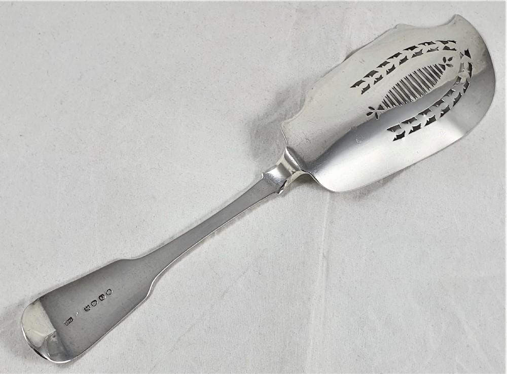 George IV Sterling Silver Fish Slice View V