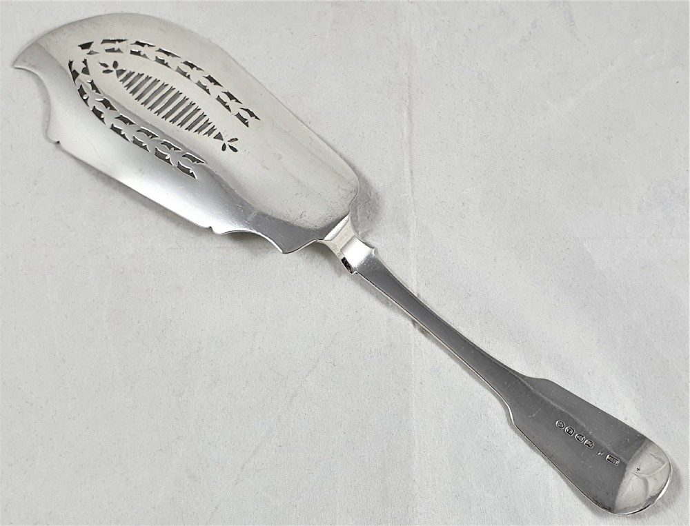 George IV Sterling Silver Fish Slice View VI