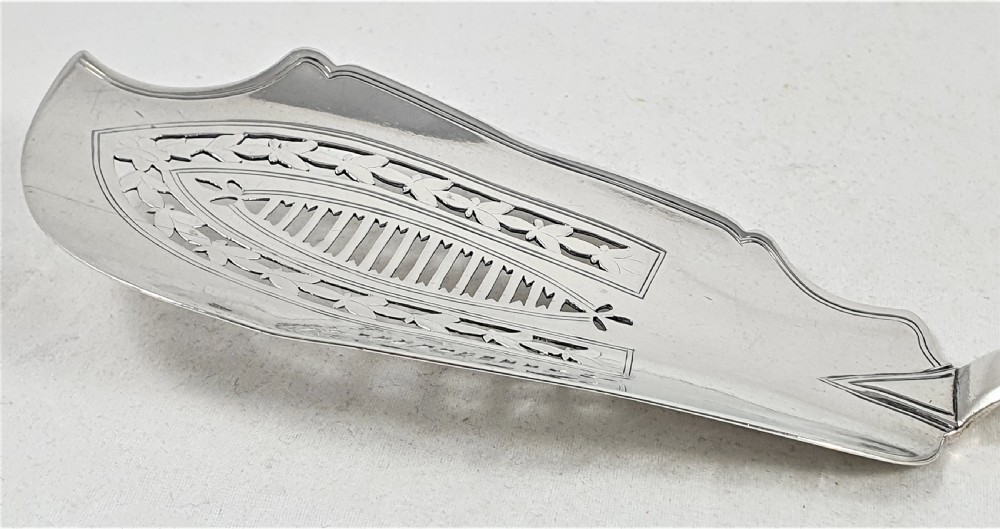 George IV Sterling Silver Fish Slice View X