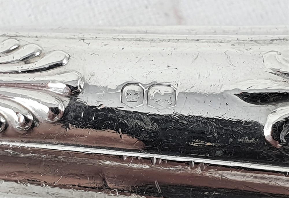 Silver Handled Cake Slice and Carving Fork View V