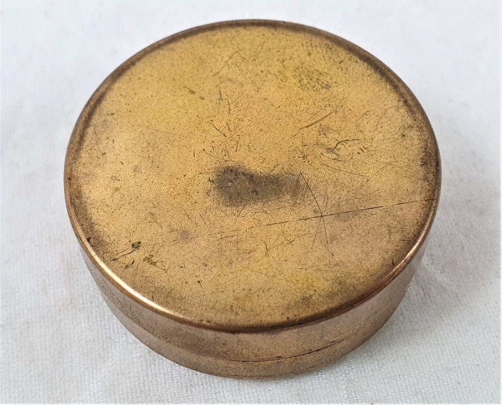 Guilloche Enamel and Gilt Brass Pill Box View V
