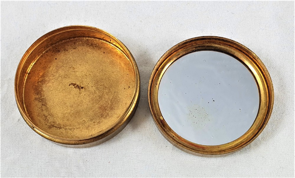 Guilloche Enamel and Gilt Brass Pill Box View VI