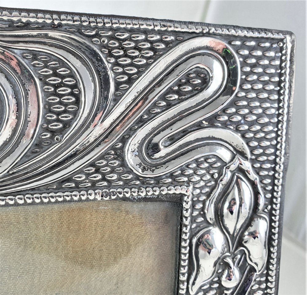 Edwardian Art Nouveau Silver Photograph Frame View III
