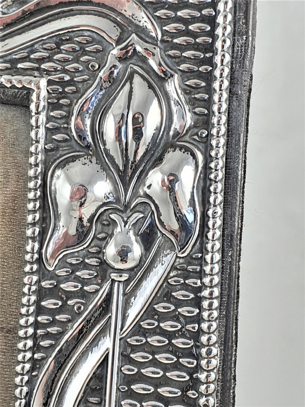 Edwardian Art Nouveau Silver Photograph Frame View IX