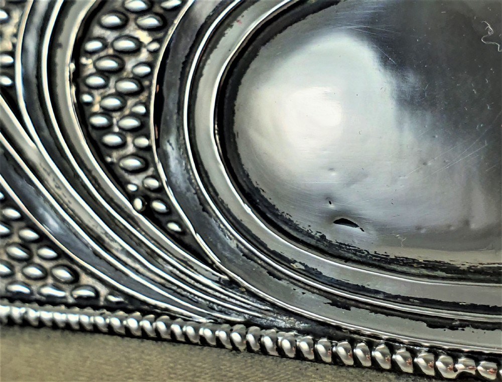 Edwardian Art Nouveau Silver Photograph Frame View XVI