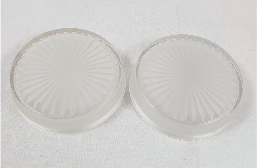 Pair of Art Deco Design Silver Butter Dishes View VI