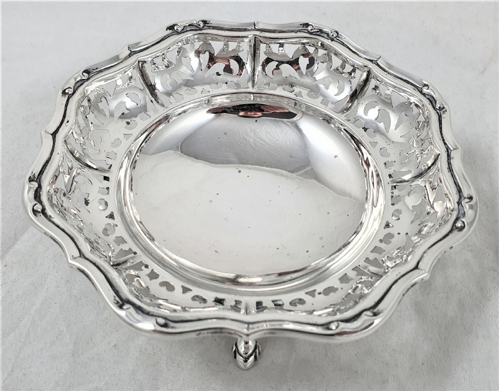 George VI Sterling Silver Bon Bon Dish