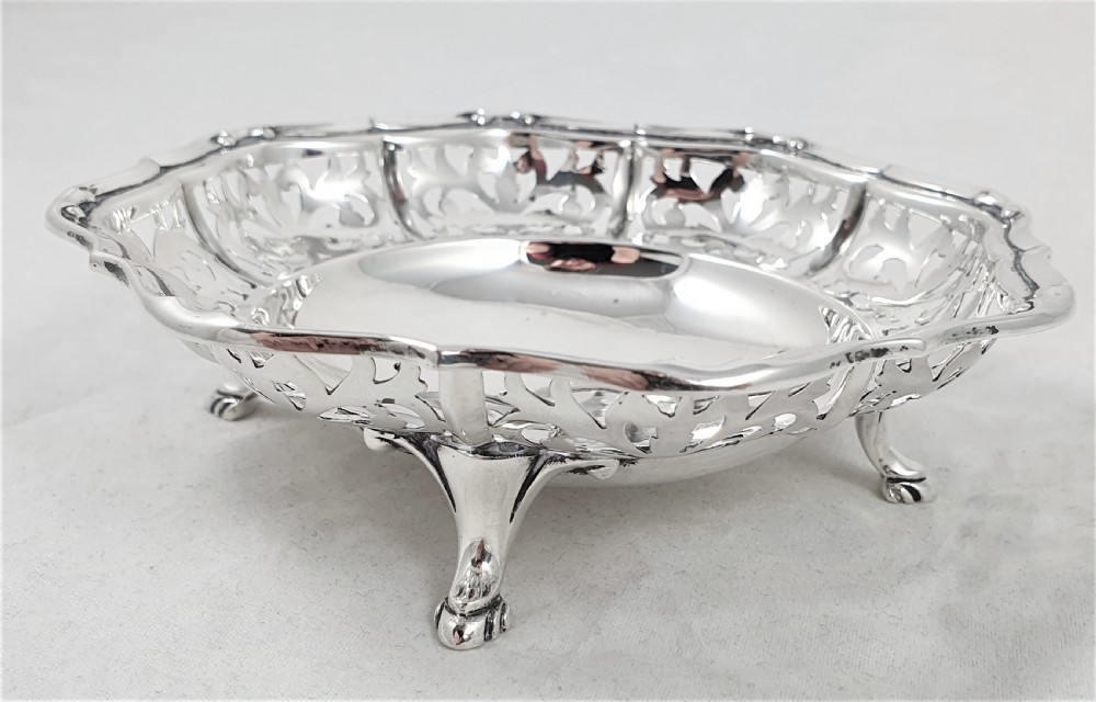 George VI Sterling Silver Bon Bon Dish View IV