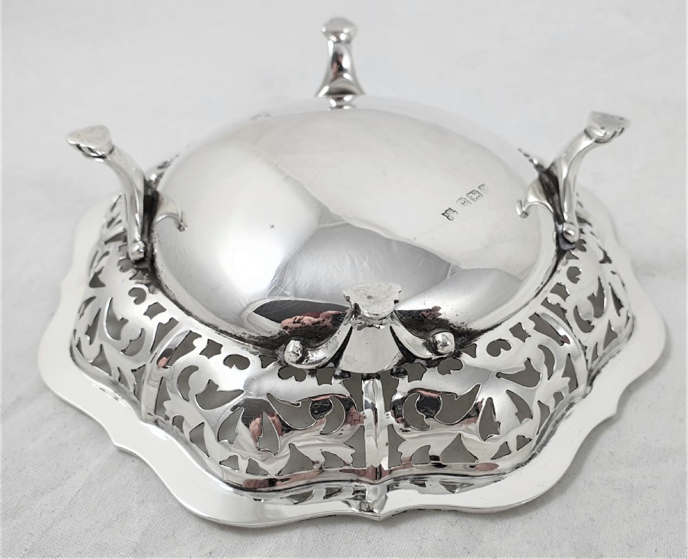 George VI Sterling Silver Bon Bon Dish View VII